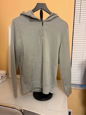 Gilly Hicks Light Gray Half-Zip Hoodie